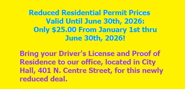 Reduced Residential Rates